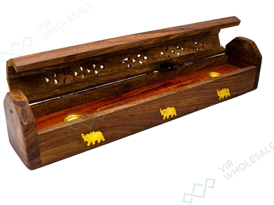 Satya Incense Sticks Coffin Holder - Elephant - VIR Wholesale