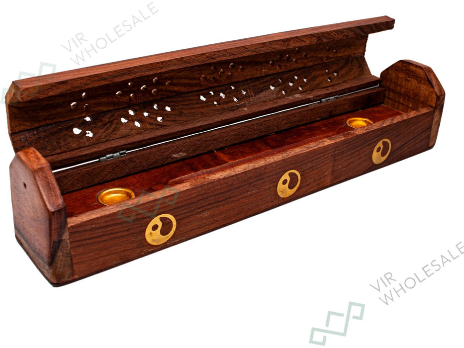 Satya Incense Sticks Coffin Holder - Ying & Yang - VIR Wholesale