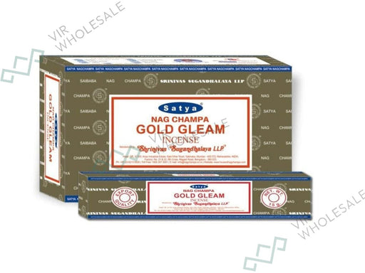 Satya Incense Sticks - Gold Gleam - VIR Wholesale