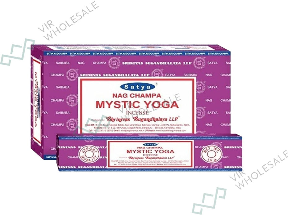 Satya Incense Sticks - Mystic Yoga - VIR Wholesale