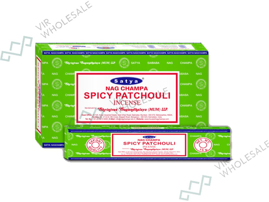 Satya Incense Sticks - Spicy Patchouli - VIR Wholesale