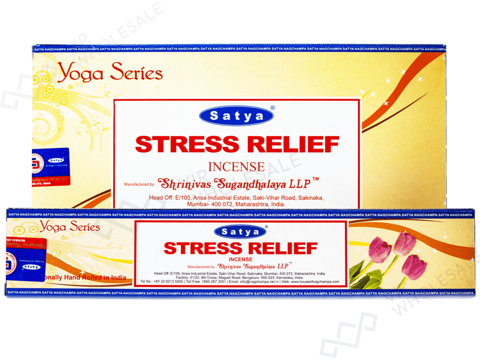 Satya Incense Sticks - Stress Relief - VIR Wholesale