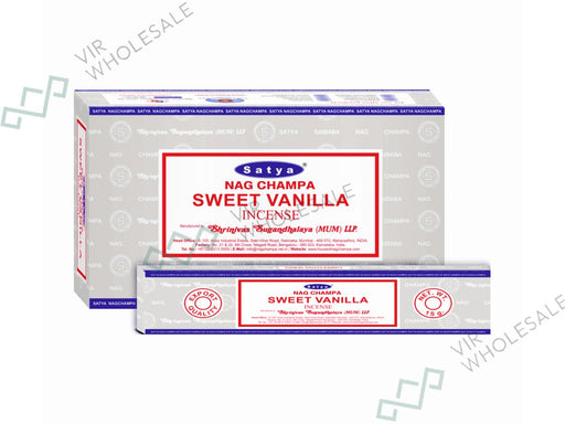 Satya Incense Sticks - Sweet Vanilla - VIR Wholesale