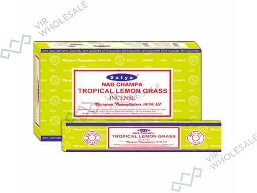 Satya Incense Sticks - Tropical Lemon Grass - VIR Wholesale