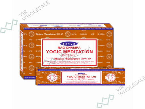 Satya Incense Sticks - Yogic Meditation - VIR Wholesale