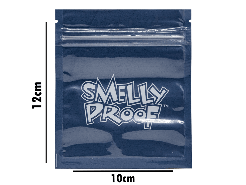 SMELLY PROOF Black Bags 100 Pack - VIR Wholesale
