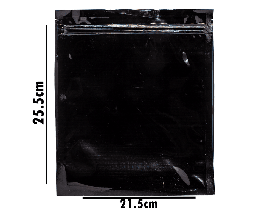 SMELLY PROOF Black Bags - 50 Pack - VIR Wholesale