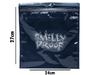 SMELLY PROOF Black Bags - 50 Pack - VIR Wholesale