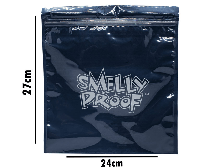 SMELLY PROOF Black Bags - 50 Pack - VIR Wholesale