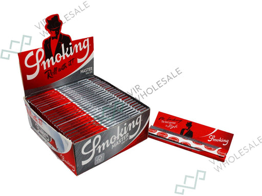 Smoking Master King Size Rolling Papers Full Box Of 50 - VIR Wholesale