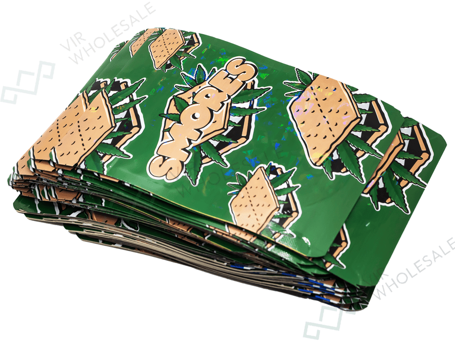 Smores (3.5g) Mylar Bags – (Pack of 50) - VIR Wholesale