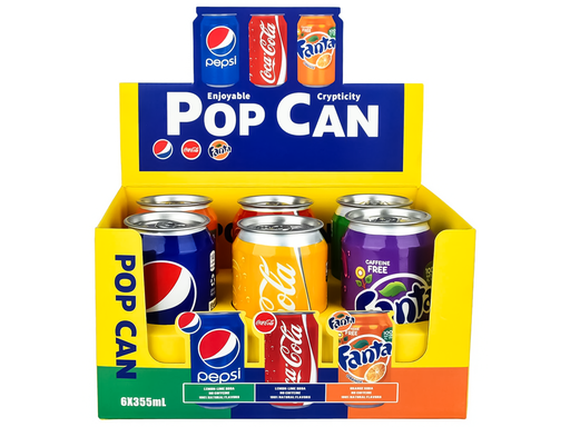 Stash Pop Can Grinder & Stash Can – Single or 6 Pack Display - VIR Wholesale