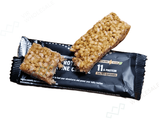 The Creatine Collective – Handmade Vegan Protein Bar with Salted Caramel Crunch & 5g Creatine (10 Bars per Box) - VIR Wholesale