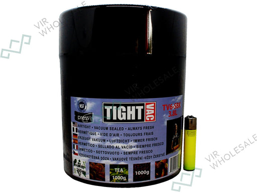 TIGHT VAC Airtight Container 3.8 Litre (Clear Or Black) - VIR Wholesale
