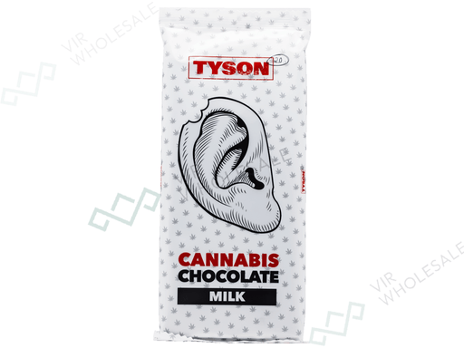 Tyson 2.0 Canna Milk Chocolate 100g - (THC Free) - VIR Wholesale