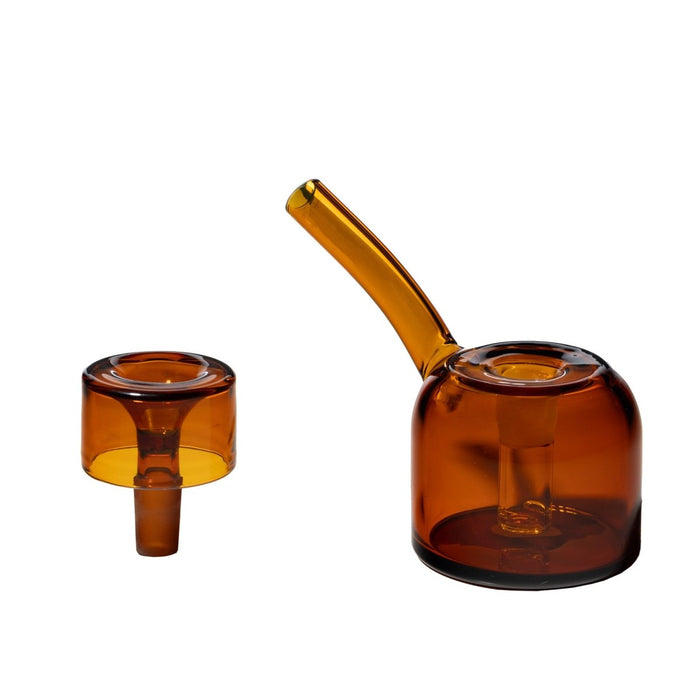 Vesper Bubbler - Water Pipe - Amber - VIR Wholesale