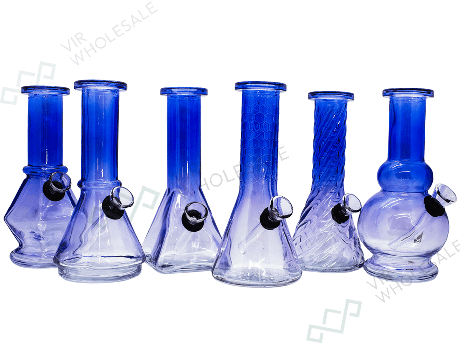 Water Pipe 6 Assoted Designs - Mini 6" - VIR Wholesale