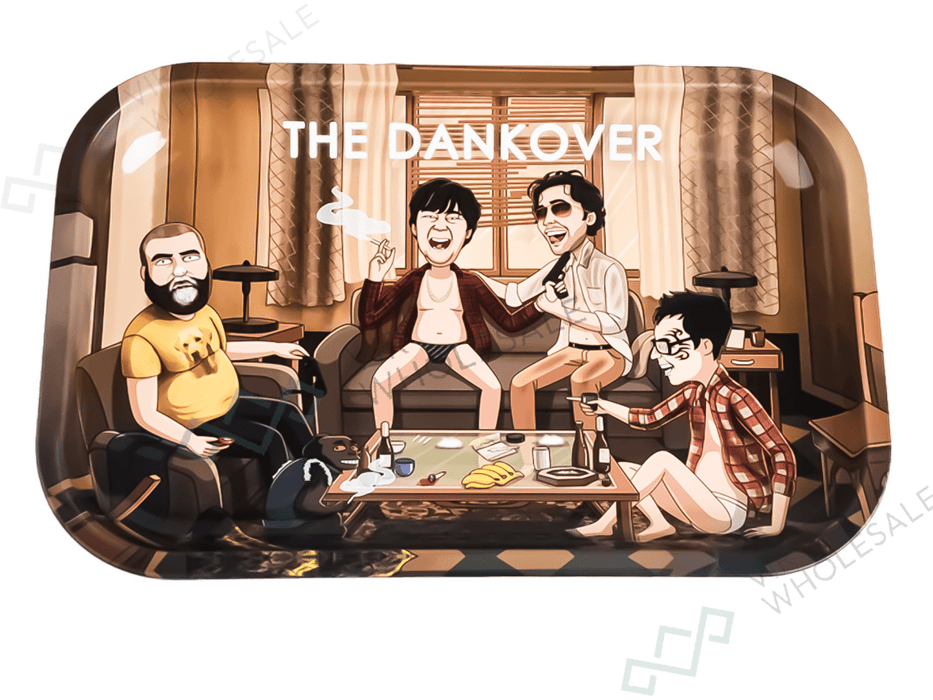 Wise Skies Medium Rolling Tray – The Dank Over - VIR Wholesale