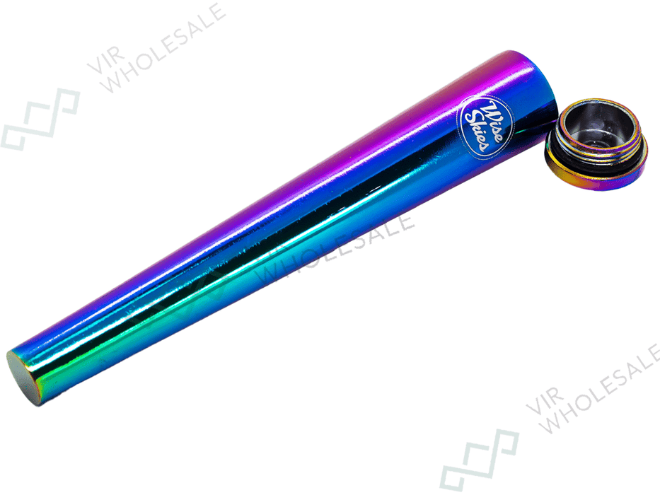 Wise Skies Metal Cone Holder - Rainbow - VIR Wholesale