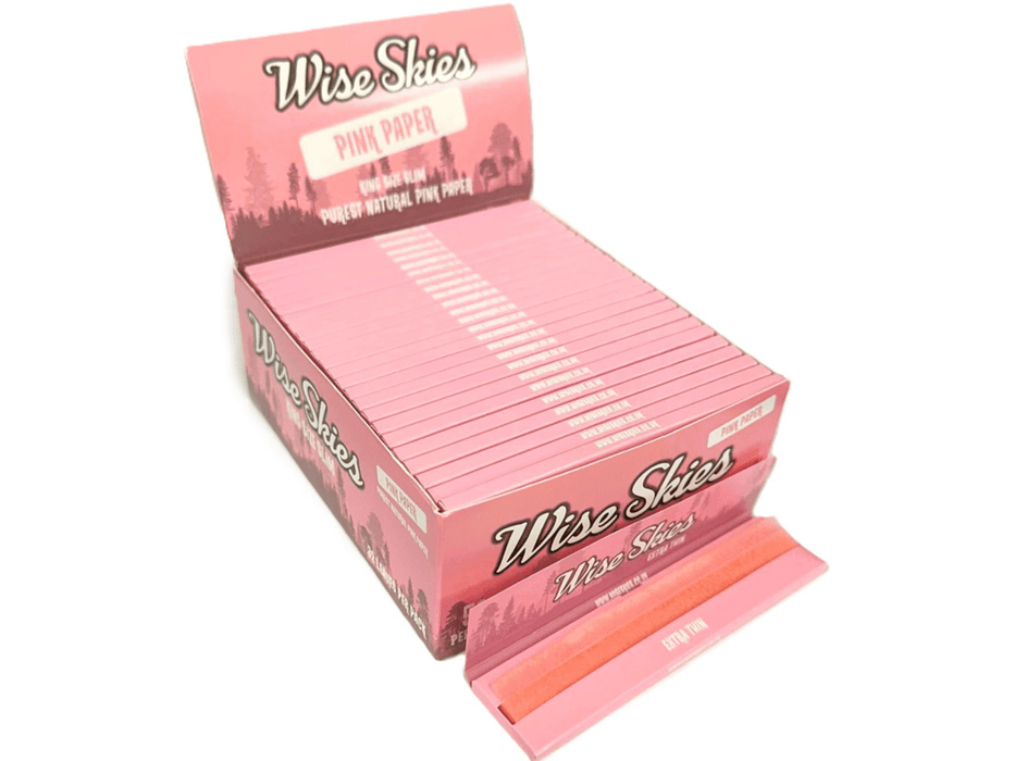 Wise Skies Pink – King Size Slim - 50 Packs Per Box - VIR Wholesale