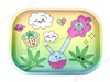 Wise Skies Small Rolling Tray – Cute Bong Design - VIR Wholesale