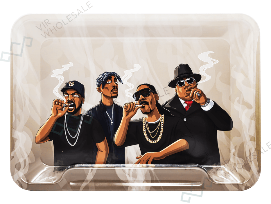 Wise Skies Small Rolling Tray – Rappers - VIR Wholesale