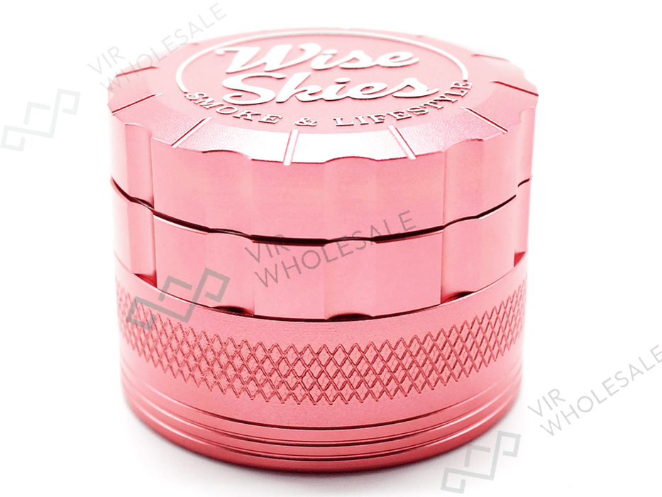 Wise Skies Z00ZA 4 - Part Assorted Grinder – 62mm (Colours May Vary) - VIR Wholesale