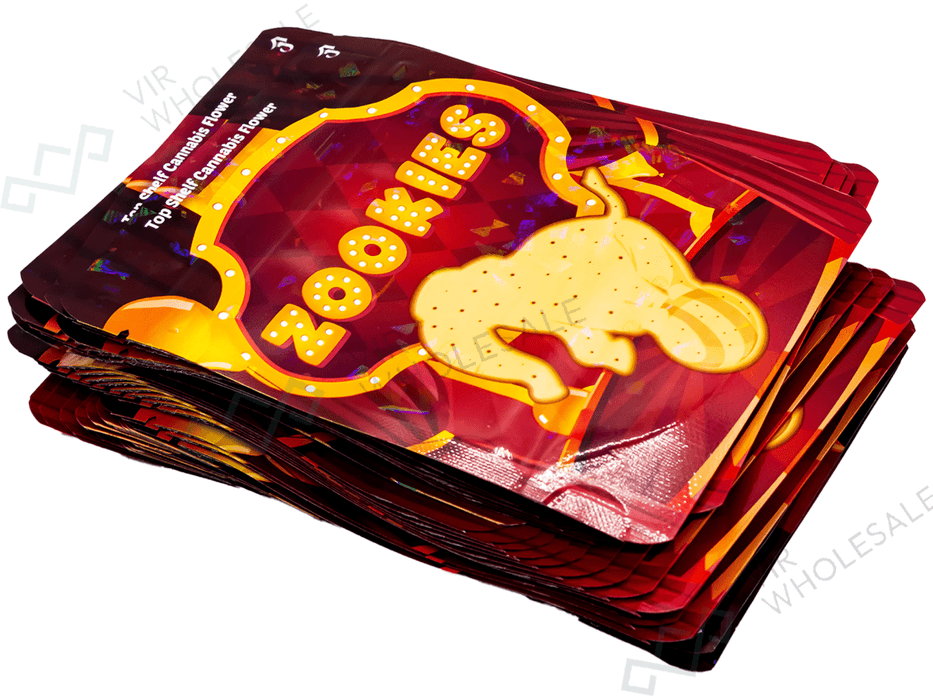 Zookies (3.5g) Mylar Bags – (Pack of 50) - VIR Wholesale