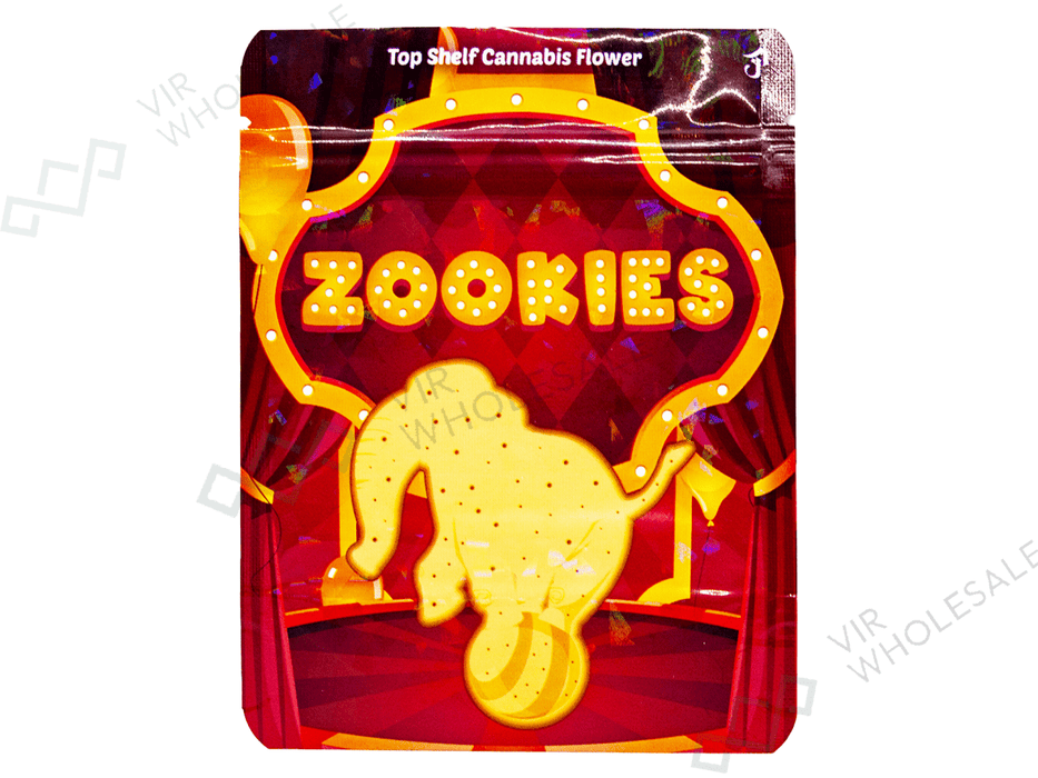 Zookies (3.5g) Mylar Bags – (Pack of 50) - VIR Wholesale