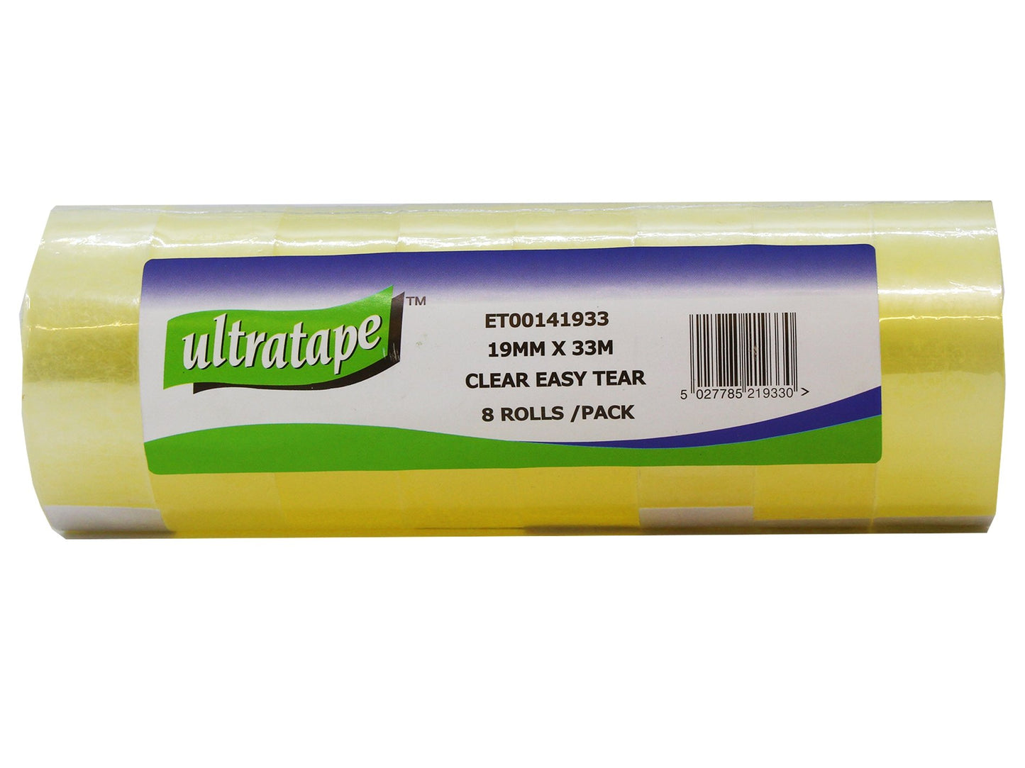 19mm Clear Tape 8 Pack - VIR Wholesale