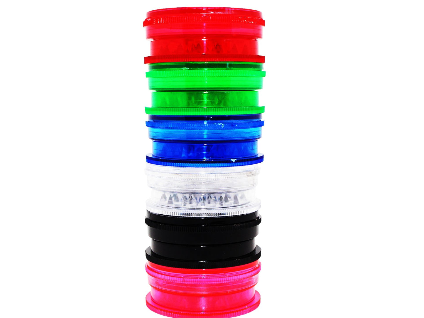ASSORTED Colours Plastic Grinder - VIR Wholesale