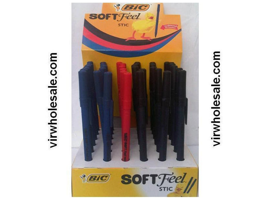 BIC Soft Feel Stic (Medium Point Ballpen) - VIR Wholesale