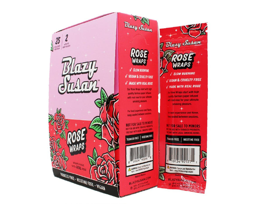 Blazy Susan Rose Wraps 2 Per Pack - 25 Per Box - VIR Wholesale