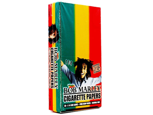 Bob Marley 1 1/4 Pure Hemp Rolling Papers - VIR Wholesale