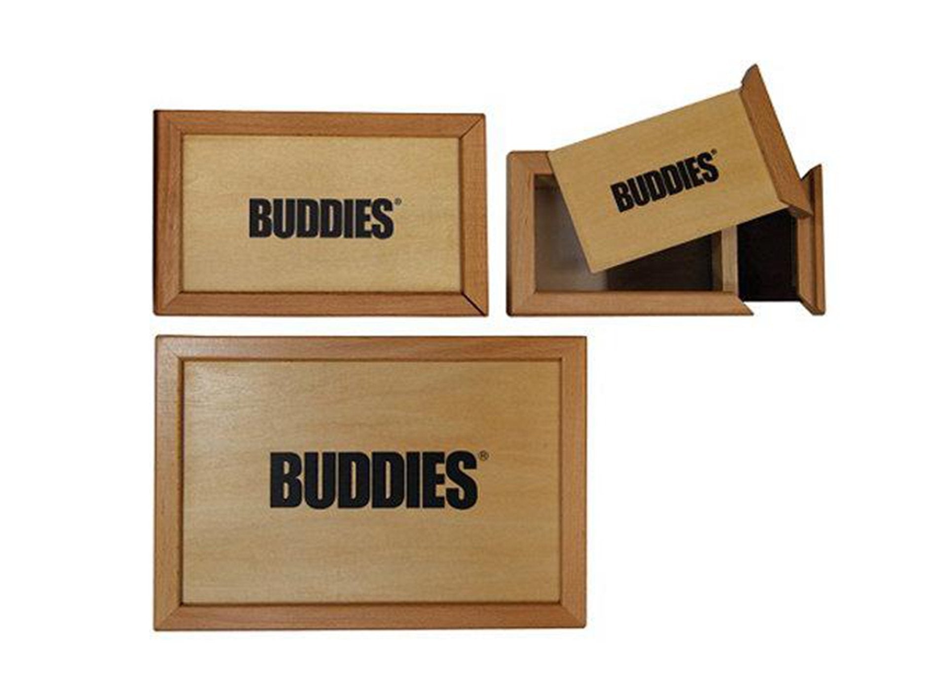 BUDDIES Wooden Sifter Storage Pollen Box - VIR Wholesale