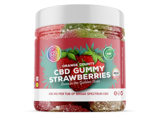 CBD Gummy Strawberries (Small) - VIR Wholesale