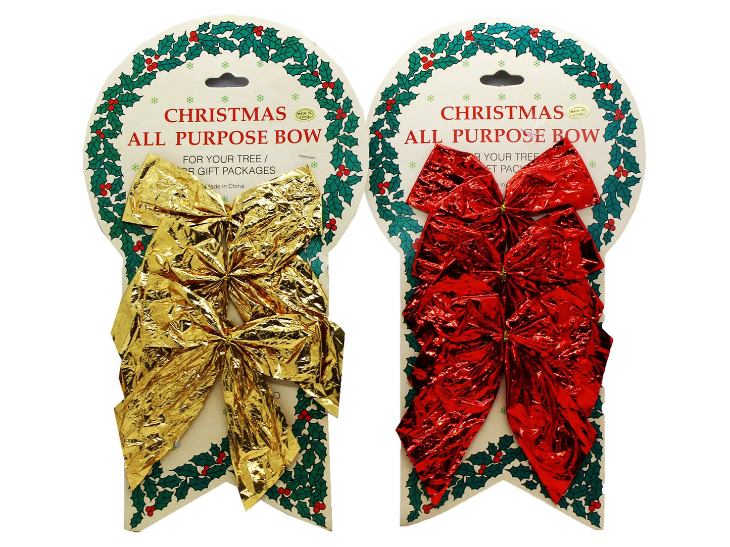 Christmas All Purpose Bow - VIR Wholesale