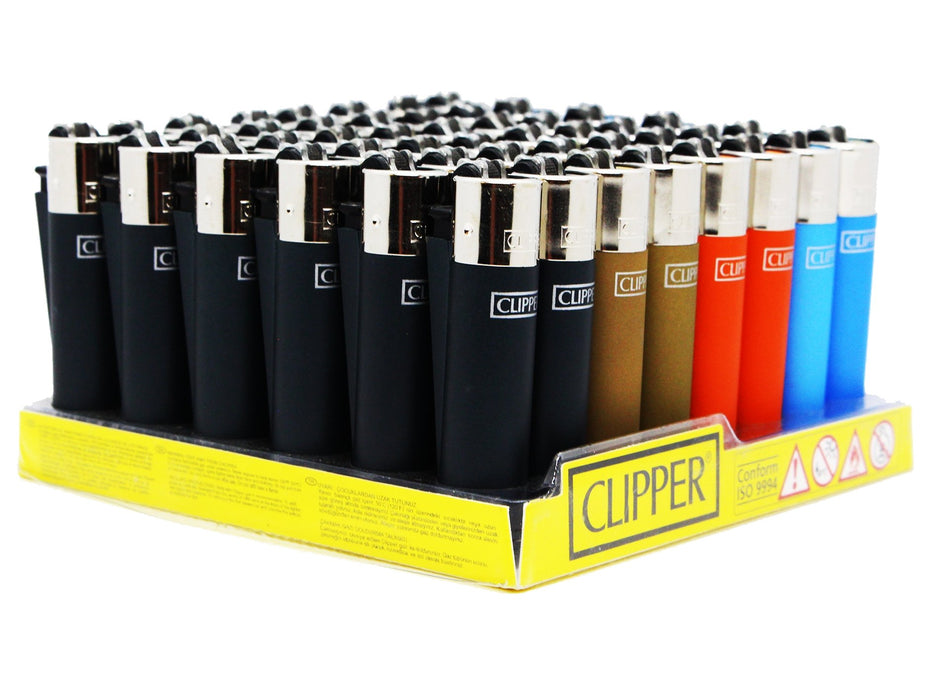 CLIPPER Lighters Metallic 48's Micro - VIR Wholesale