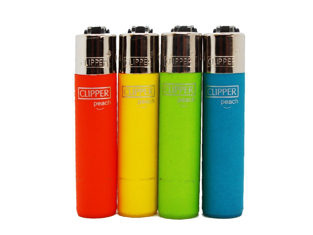 CLIPPER Lighters Micro Peach Solid Colours - VIR Wholesale
