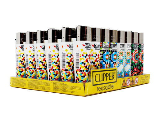 CLIPPER Lighters Printed 48's Various Designs -Alhambra 2 - VIR Wholesale