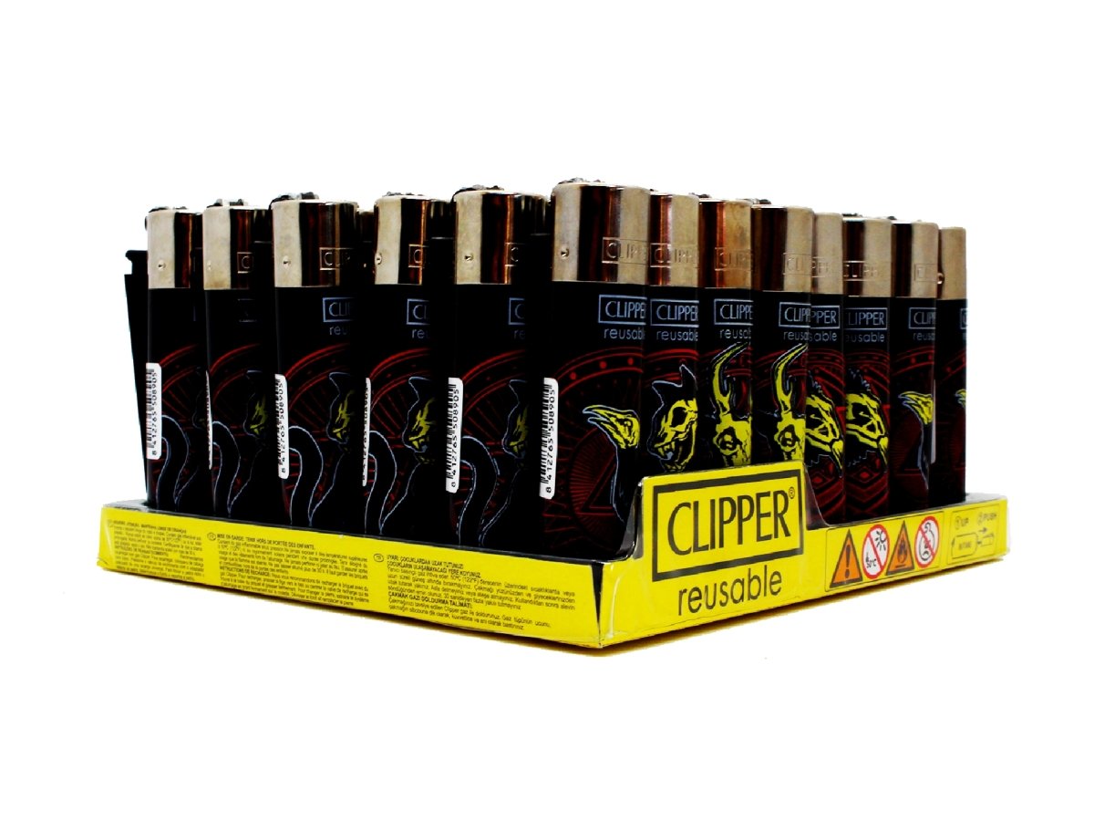 CLIPPER Lighters Printed 48's Various Designs - Animal Corps - VIR Wholesale