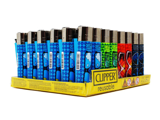 CLIPPER Lighters Printed 48's Various Designs -Holiday - VIR Wholesale