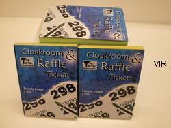 Cloakroom & Raffle Tickets 1-500 12 Per Box - VIR Wholesale