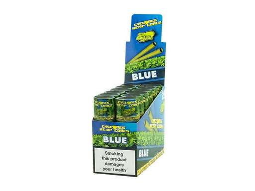 CYCLONES Hemp Cones Blue (Blueberry) 12pcs x2 In Display - VIR Wholesale