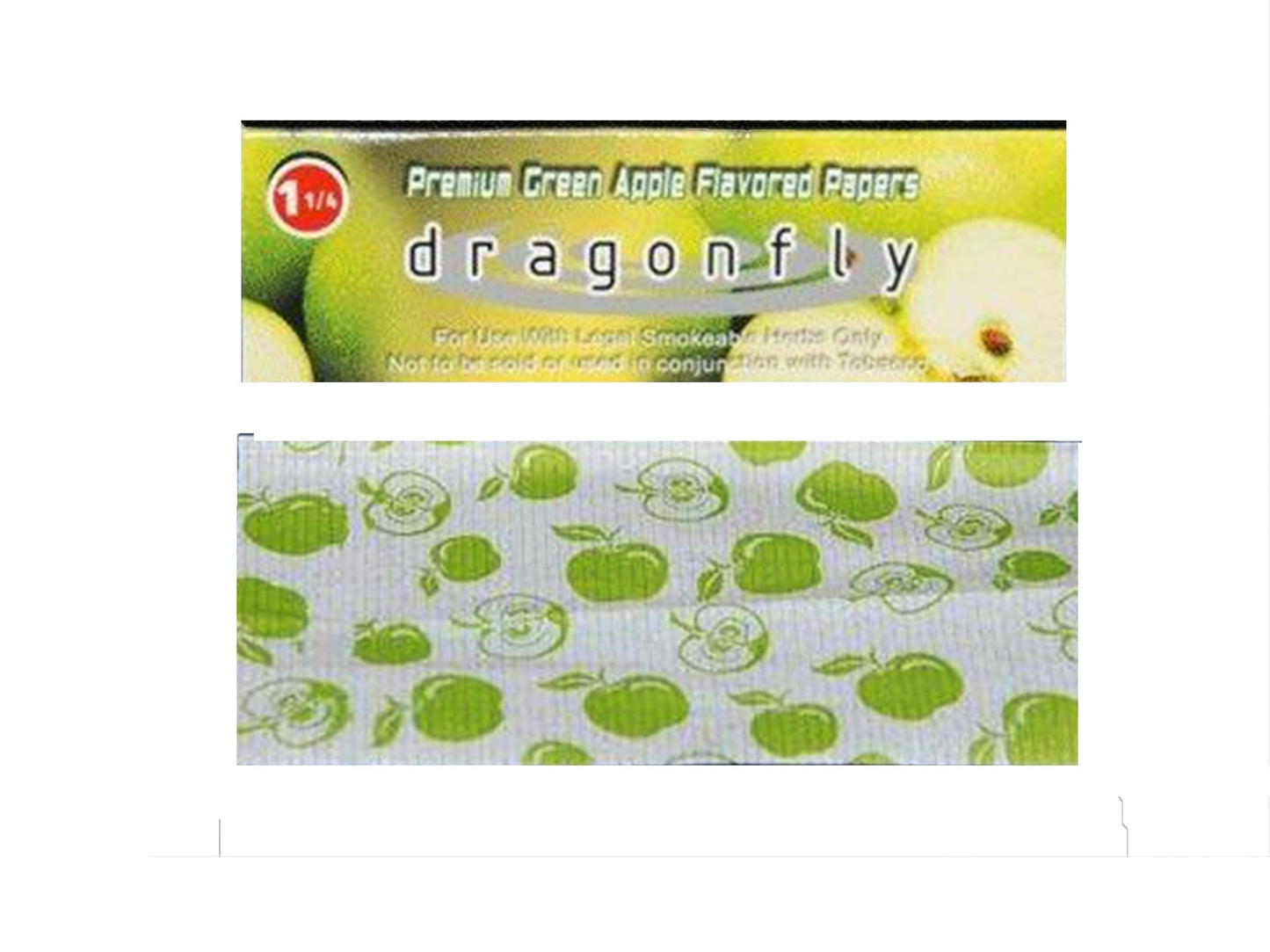 DRAGONFLY Premium Apple Flavoured Papers 12 Per Box - VIR Wholesale