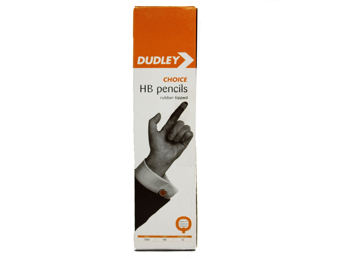 DUDLEY 7342 HB Pencils(12) With Rubber Tipped - VIR Wholesale