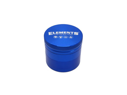 Elements 4 Part Grinder - Blue - VIR Wholesale