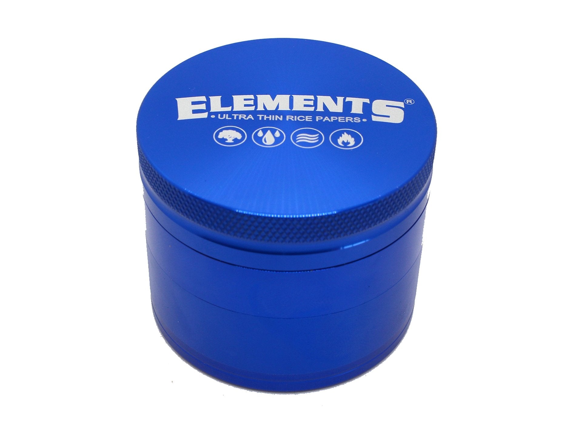 Elements 4 Part Grinder - Blue - VIR Wholesale