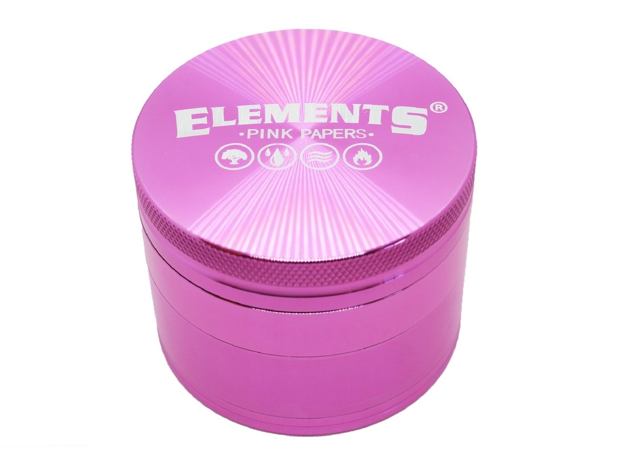 Elements 4 Part Grinder -Pink - VIR Wholesale