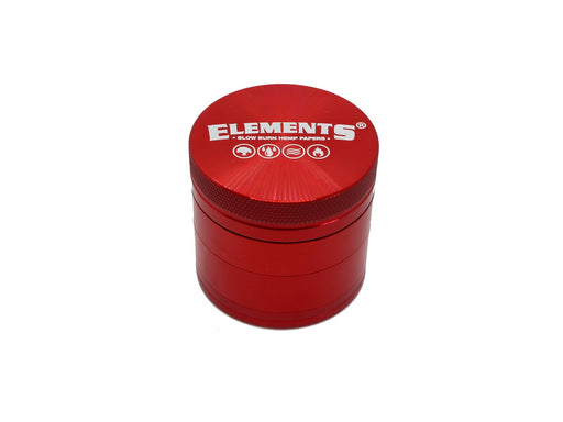 Elements 4 Part Grinder - Red - VIR Wholesale